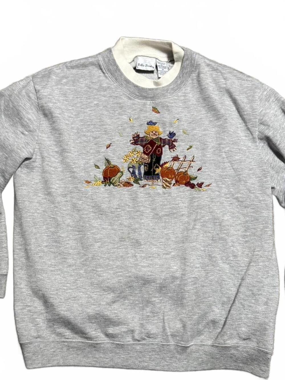 90s Bobbie Brooks Fall Embroidered Crewneck Size XL